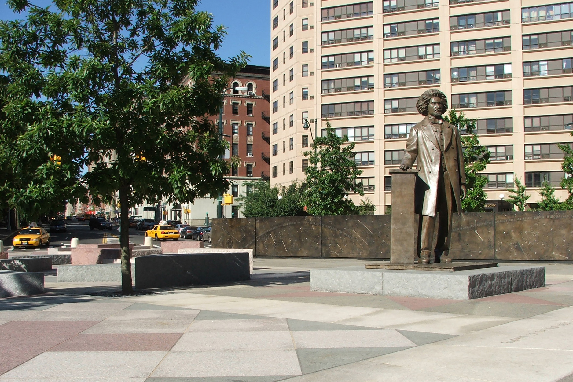 Frederick Douglass Plaza landscape architecture